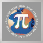 Pi Day on Earth - Math poster