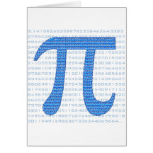 Pi Greeting Cards