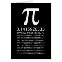 Pi Greeting Cards