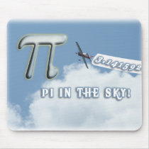 PI IN THE SKY! MOUSEPADS