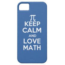 Pi keep calm and love math iPhone 5 cover