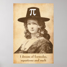 Pi Lady Dreams Posters