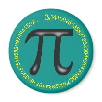 PI REFRIGERATOR MAGNET