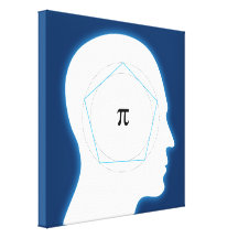 Pi Mind - Canvas Stretched Canvas Prints