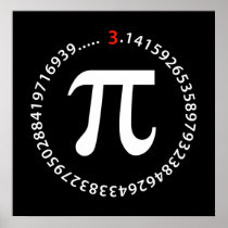 Pi Number Design Print