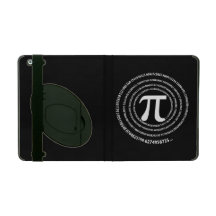 Pi Number Spiral Design iPad Case