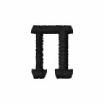 Pi Number Symbol embroidered shirts