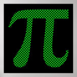 PI Pixel Chequerboard Poster