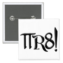 PI R8 - PIRATE SPELLED THE GEEK WAY PIN