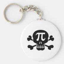 Pi rate keychain