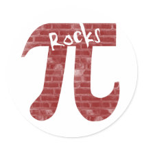 Pi Rocks Sticker
