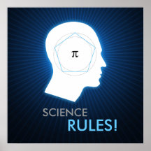 Pi - SCIENCE RULES! - math poster