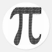 Pi Simple Stickers