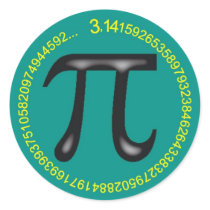 PI ROUND STICKERS