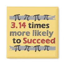 Pi Success Fridge Magnets