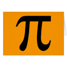 Pi Symbol Greeting Cards