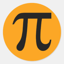 Pi Symbol Stickers
