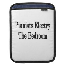 Pianists Electry The Bedroom iPad Sleeves