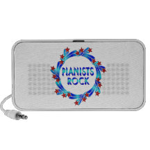 Pianists Rock Red Stars Travelling Speaker