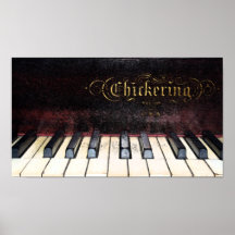 Piano and Keys Print
