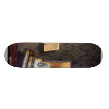 Piano and Sheet Music on Stand Custom Skate Board