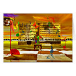 Piano art greeting cards