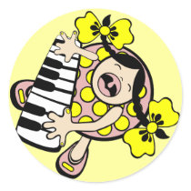 piano baby stickers