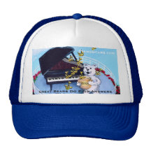 Piano Bears Character Hat for Piano Kids
