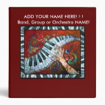 Piano Binder- Customizable TEXT
