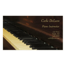 Piano Business Card