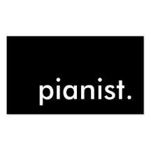 piano cartes de visite professionnelles