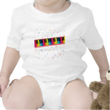 Piano coloré t-shirts