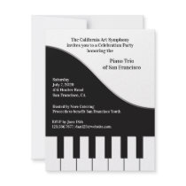 Piano Concert Invitation