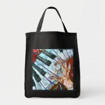 PIANO GROCERY BAG