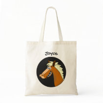 Piano Horse Customizable Kids Reusable Tote Bag