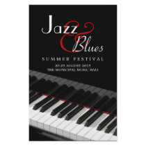 Piano Jazz Blues Music Concert flyer