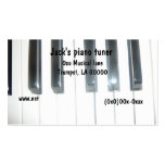 Piano keyboard Business Card business cards