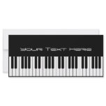 Piano Keyboard Business Rack Card rack cards