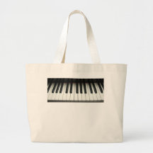 Piano Keyboard Canvas Bags