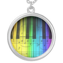 Piano Keyboard Custom Necklace