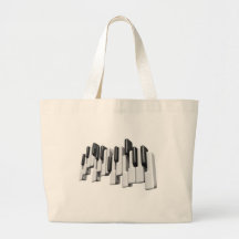 piano keyboard keys design bags
