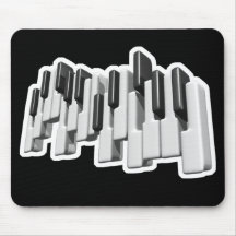 piano keyboard keys design mouse pads
