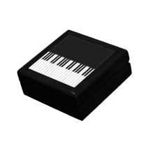 Piano Keyboard Keys Trinket Box
