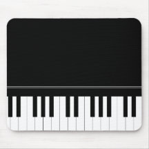 Piano keyboard mouse pad