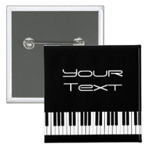 Piano Keyboard Pin Back Button