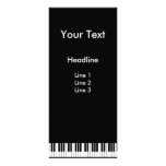 Piano Keyboard Rack Card