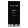 Piano Keyboard Rack Card