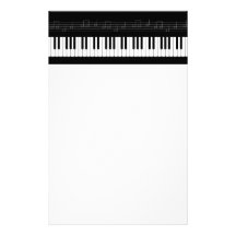 Piano keyboard stationery