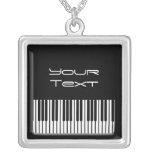 Piano Keyboard Sterling  Necklace Template