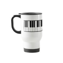Piano Keyboard Travel Mug